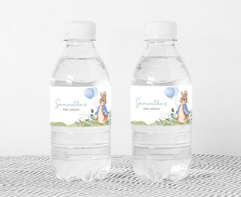 a couple of water bottles sitting on top of a table