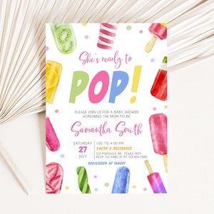 Popsicle Invitation