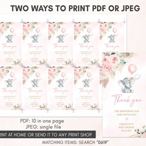 two ways to print a free printable for a baby girl's first birthday
