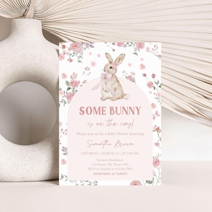 Girl Bunny Invitation
