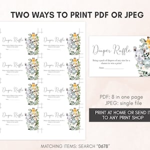 two ways to print a wedding program