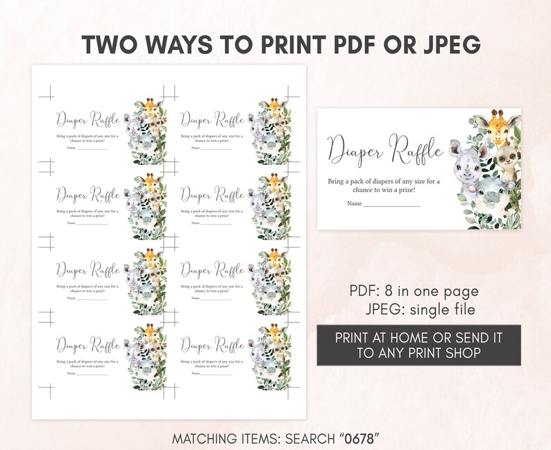 two ways to print a wedding program