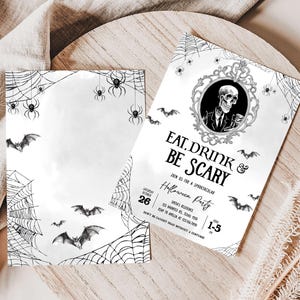 Eat Drink be Scary Invites