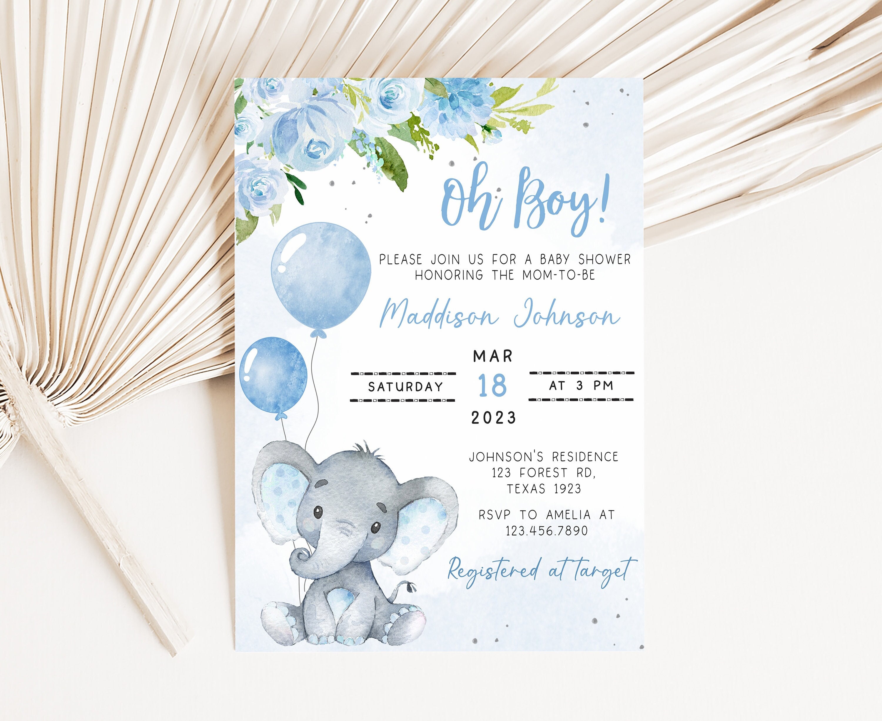 Finding Nemo Baby Shower Invitation, Editable, Instant Download, Printable  Invite 