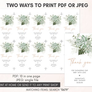 two ways to print a wedding program