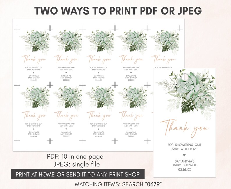 two ways to print a wedding program