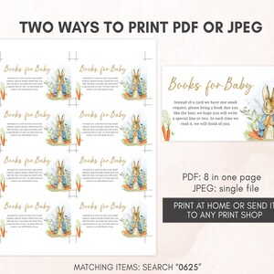two ways to print for a baby shower