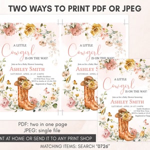 two ways to print for a baby shower