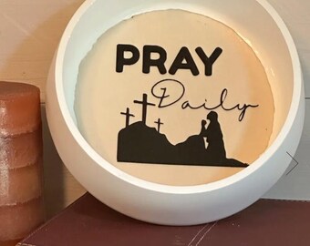 Pray Daily Devotional Bowl