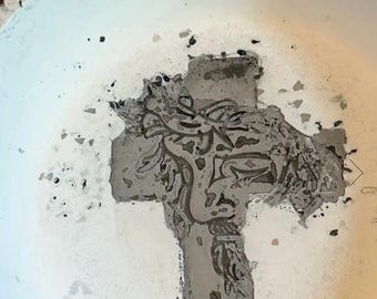Jesus Silhouette Handmade Prayer Bowl