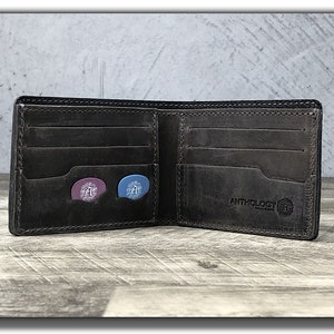 Cartera de cuero para púas de guitarra, cartera de cuero con soporte para púas, cartera para guitarristas, regalo para guitarristas, cartera personalizada