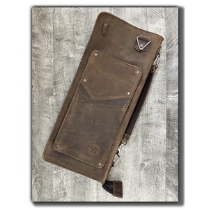 Leather Drum Stick Bag, Stick Bag, Leather Stick Bag, Drumstick Bag, The Seville, Gift for Drummer