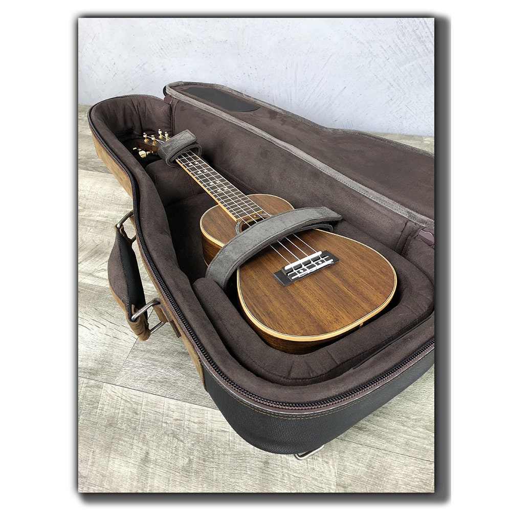 Fullgrain Leather Ukulele Case, Mandolin Case, Tan Etsy