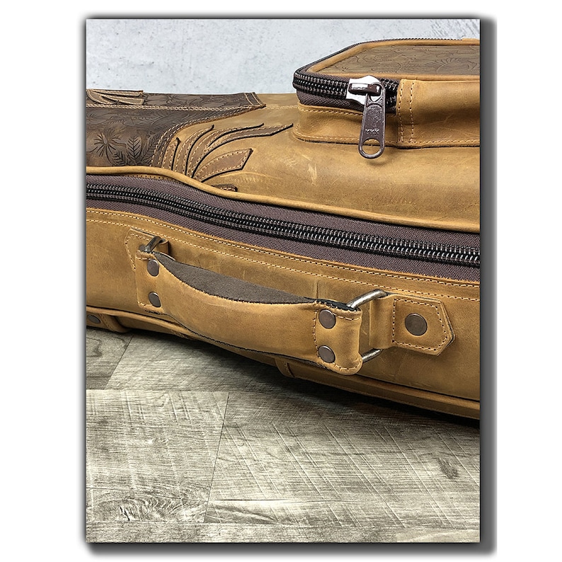 FullGrain Leather Ukulele Case Mandolin Case Tan Etsy