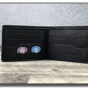 Cartera de cuero para púas de guitarra, cartera de cuero con soporte para púas, cartera para guitarristas, regalo para guitarristas, cartera personalizada