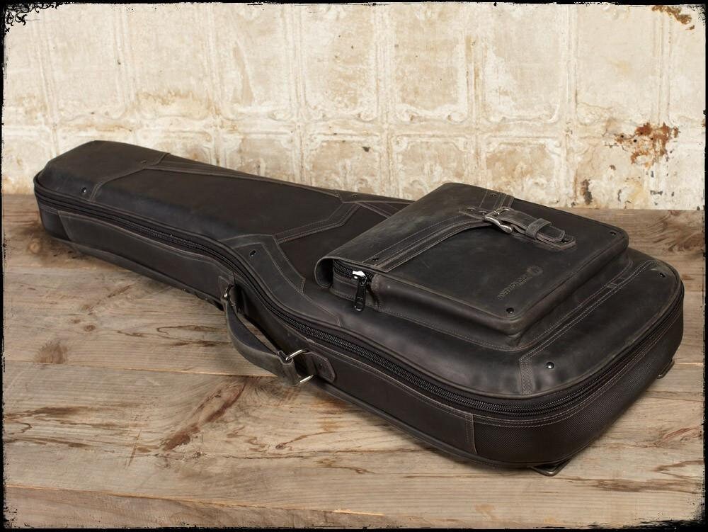 leather guitar case
