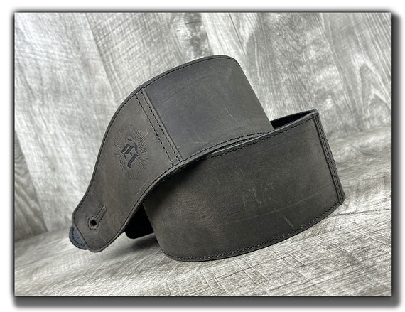 Grey top guitar strap