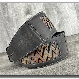 Vintage Guitar Strap, Leather Guitar Strap, Acoustic Guitar Strap, Electric Guitar Strap, Gift for Guitarist, Limited Edition