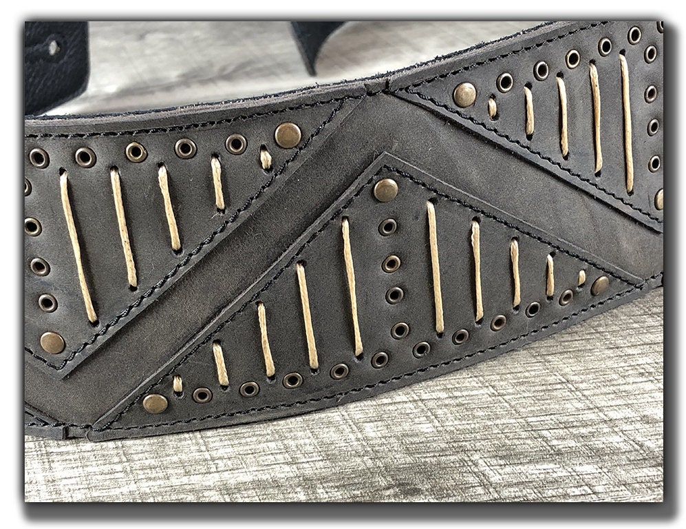Leather Guitar Strap, Bass Guitar Strap, Padded Guitar Strap, Rock ...