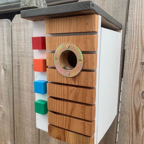 MidCentury Modern Birdhouse Plans// DIY // Make Money Woodworking // Turn 3 Dollars into 100 Dollars