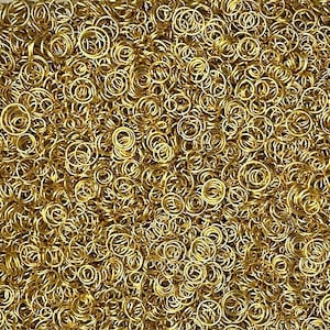Jump Ring Mixes - 4mm to 10mm - 25g / 50g / 100g Packs - Gold