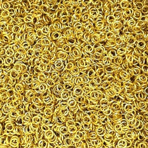 Jump Rings - 4mm - Bright Silver or Gold - 20g approx 500+ Pieces