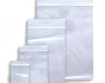 Zip Lock Bags - Choose Your Size - New