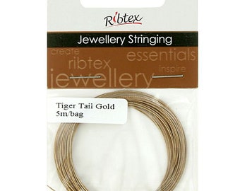 Tiger Tail - 5mts - Beading & Jewellery Wire - 5 Colours