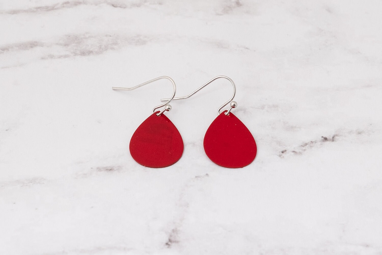 Red Dangle Red Dangle Earrings, Small Dangle Earrings, Boho Dangle Earrings ...