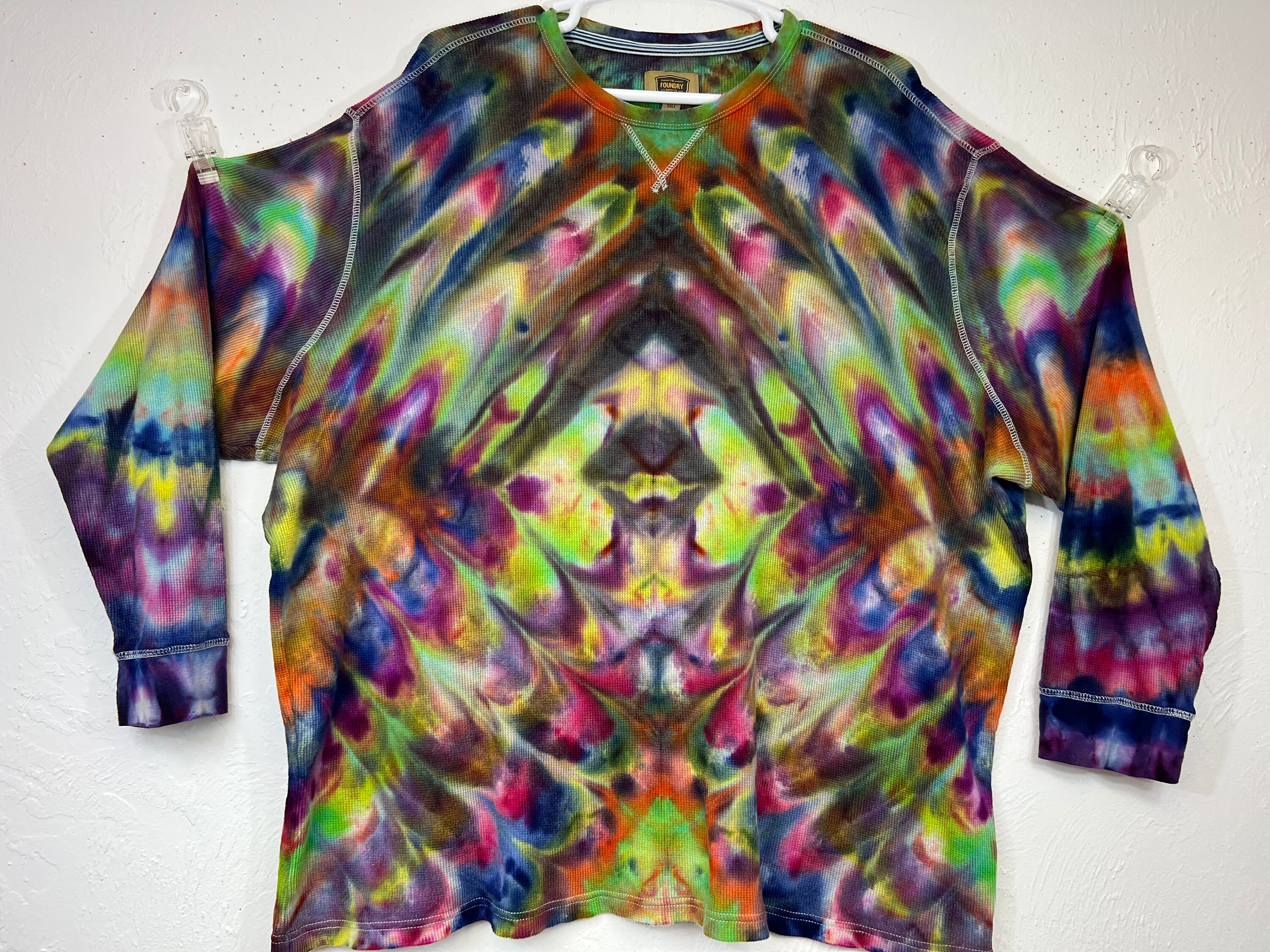 トップス UNUSED tie dye thermal Tie Dye Thermal - Etsy