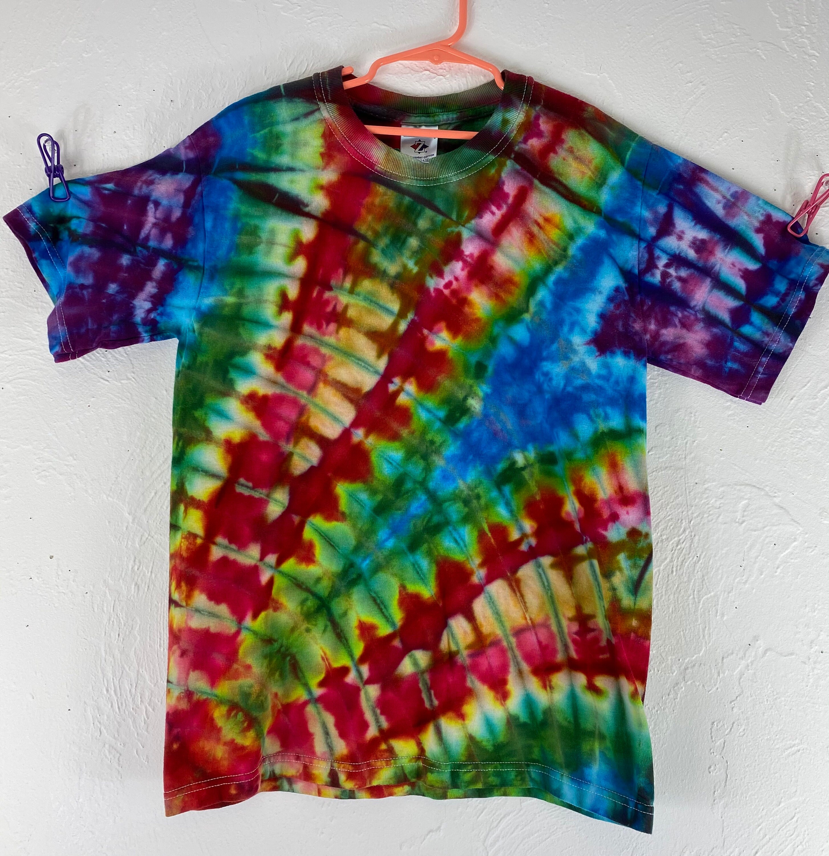 Tie dye youth unisex large 14/16 short sleeve tee shirt Etsy