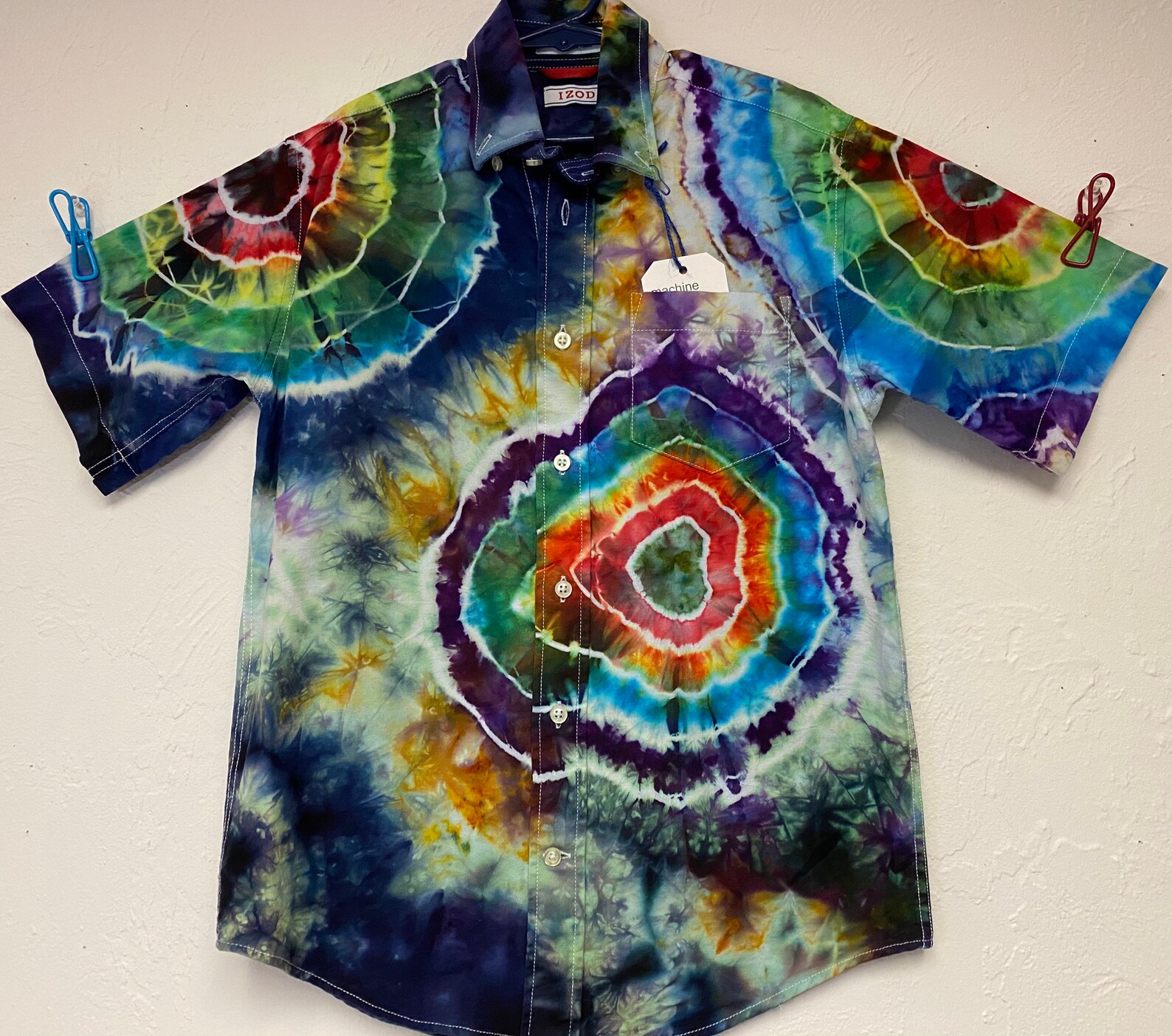 tie dye button up