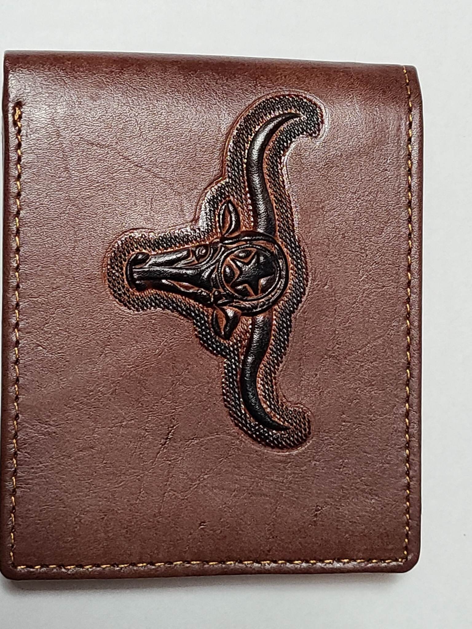 Mens Real Leather Brown Steer With Star - Etsy