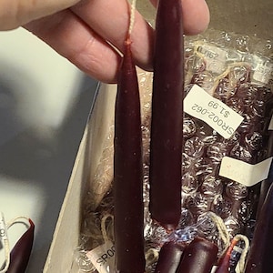 Amish Made MINI Taper Candles 4&quot; and 7&quot; Variety of Colors