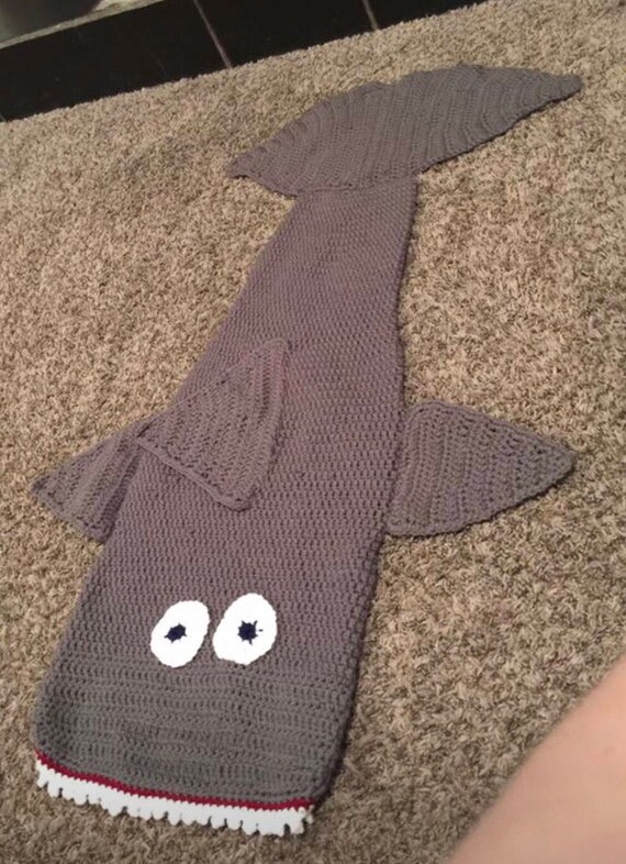shark snuggle sack pattern