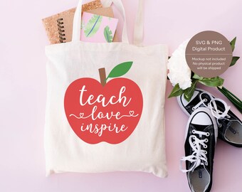 Download Teacher Bag Svg Etsy
