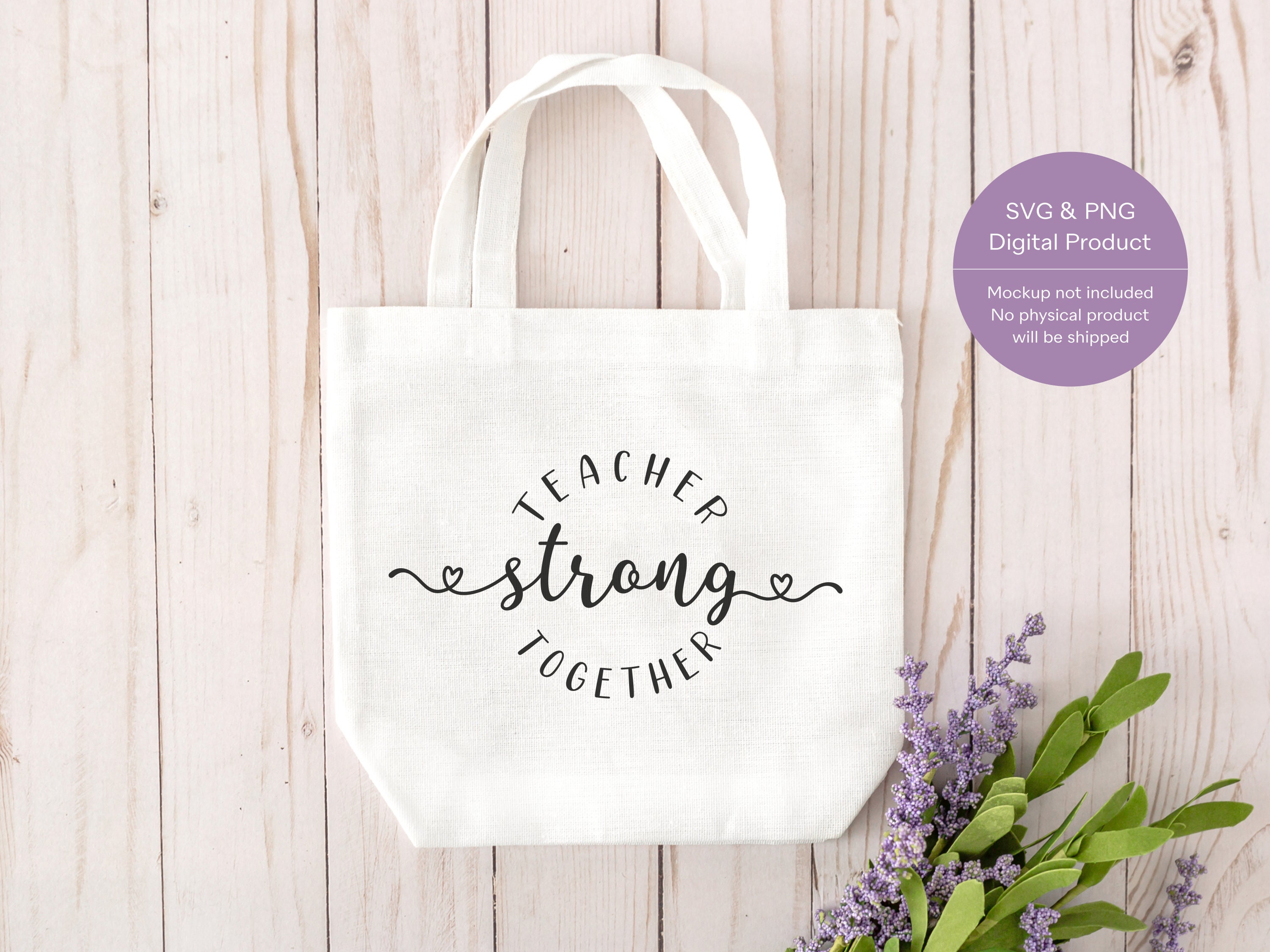 Download Teacher svg Teacher strong together svg Teacher tote bag svg | Etsy