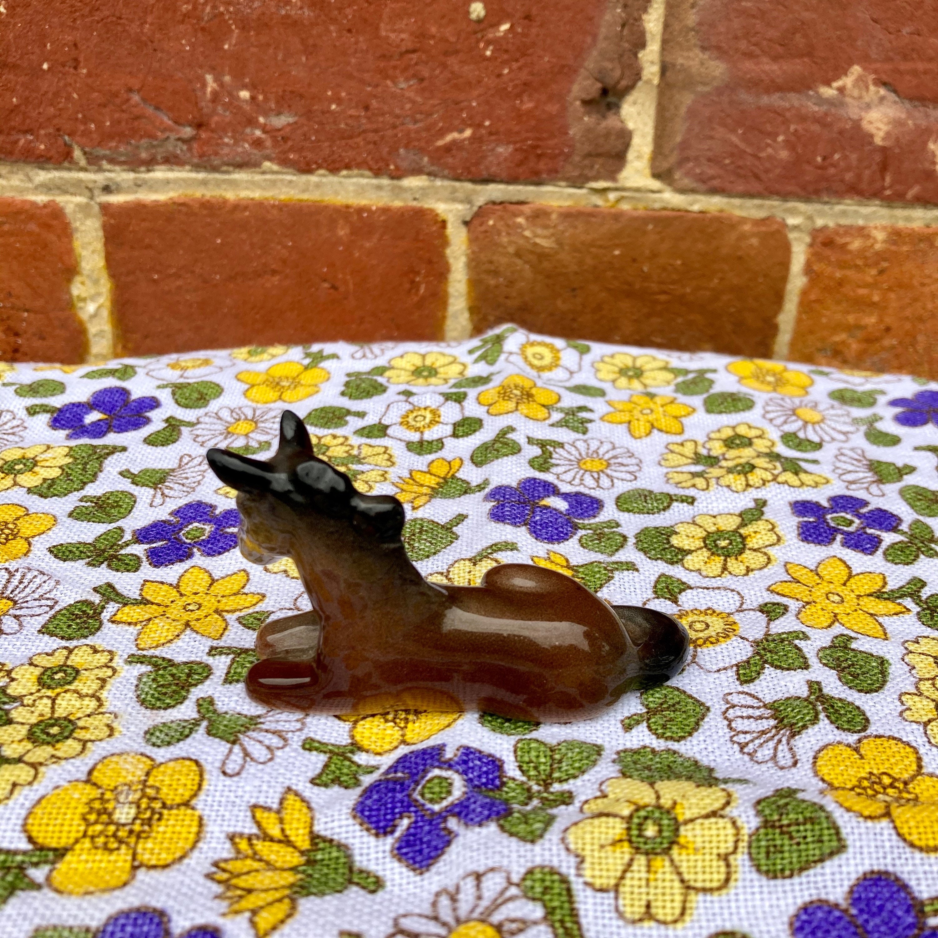 Trentham Art Ware Devon Foal Pottery Brown Gloss Artware Young Etsy