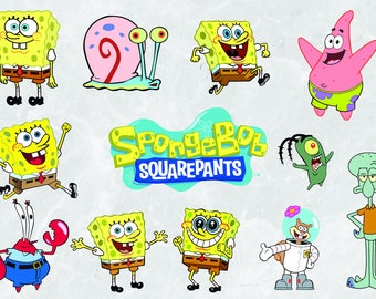Spongebob svg | Etsy