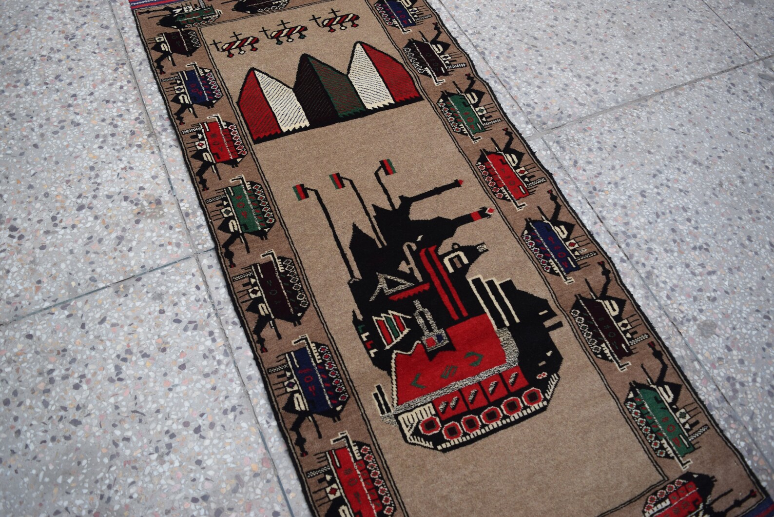 Size 6 x 2'10 feet & 182 x 85 cm Oushak Rug Floral Rug Etsy