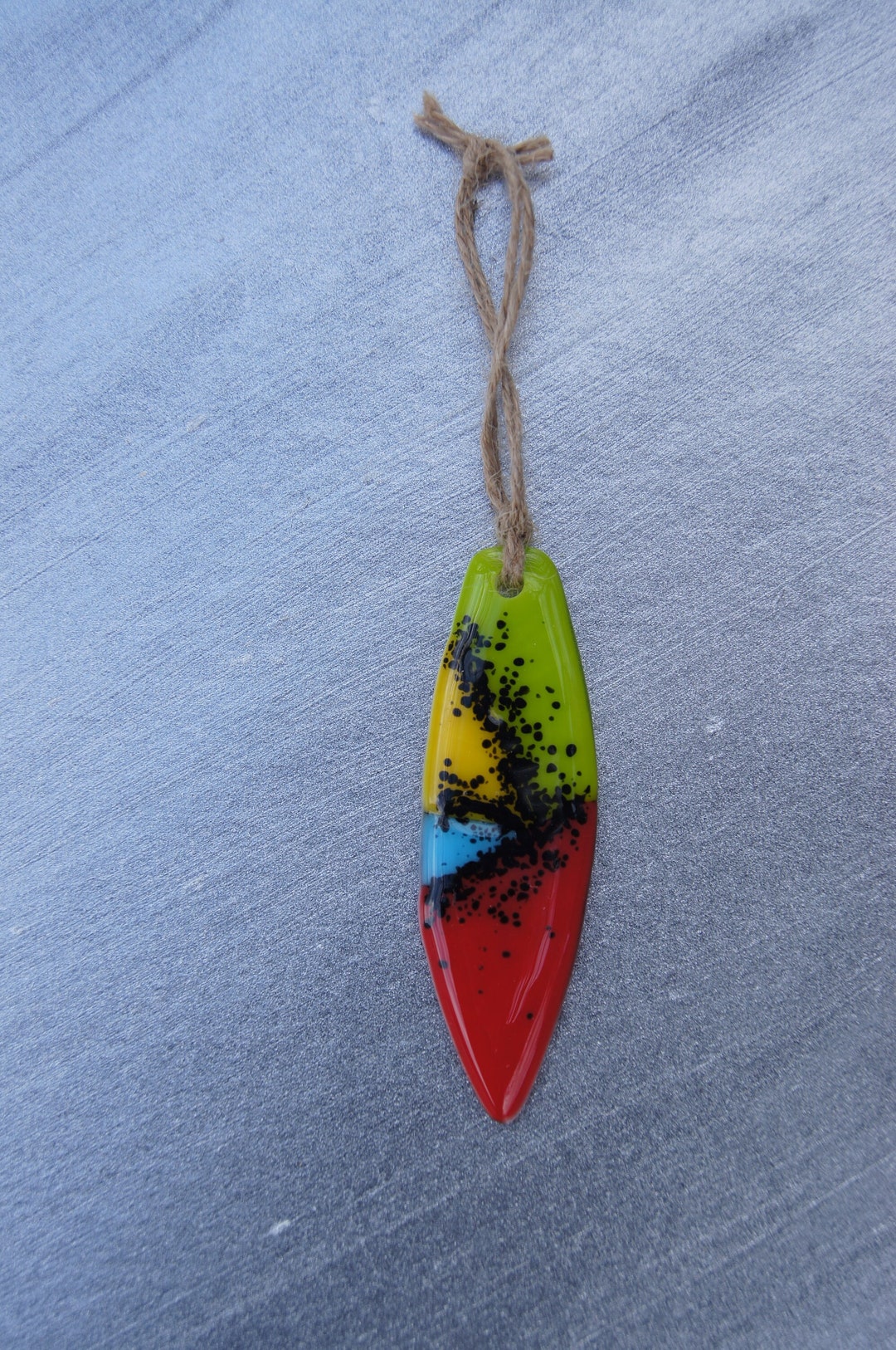 Fused Glass Surfboard Etsy