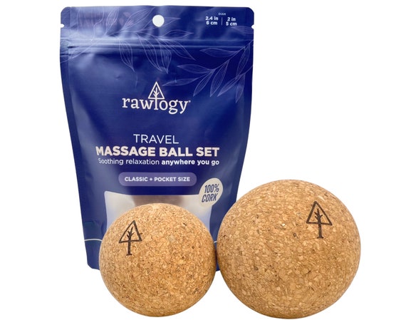 Boule de massage rose à libération myofasciale avec pointes - Le Temple