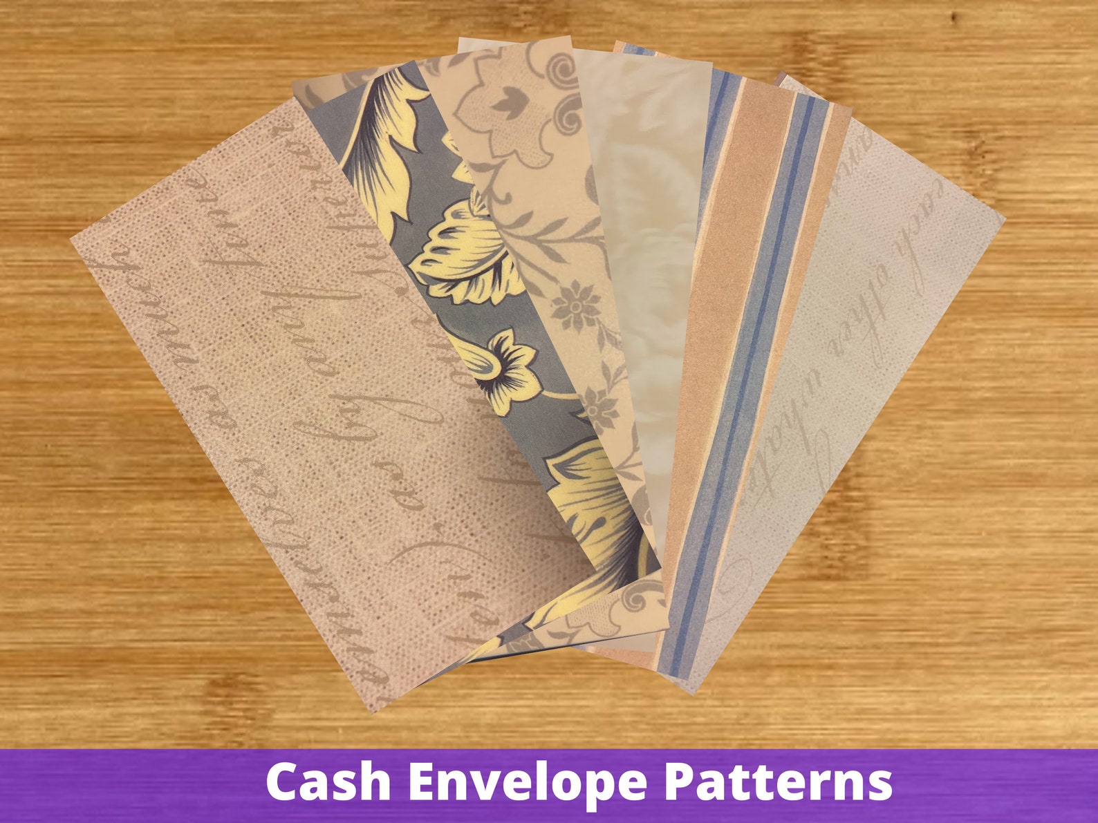 Laminated Cash Envelope Wallet Book A6 Cash Envelopes Etsy