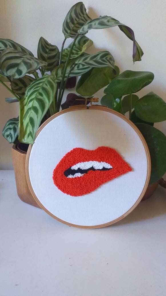 Cadre Punchneedle, Décoration Murale