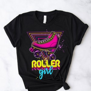 Vintage Retro Roller Disco T-Shirt 80s 70s Skating Party Tee Vintage Retro Roller Disco T-Shirt 80s 70s Skating Party Tee