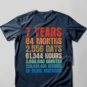 7th Birthday Shirts, Hoodie Boy Girl, 7th Birthday Shirts, Seven Year Old Birthday Boy Girl Shirts, 7 Year old Birthday 7th Birthday Shirt