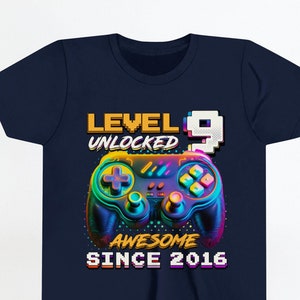 9th Birthday Shirt, Gamer Boy Birthday Shirt, Kids Birthday Shirts, Number Nine Shirt, Boys 9th Birthday Shirt, Girls 9th Birthday Shirt
