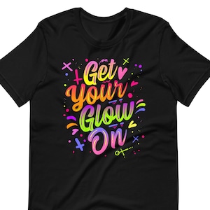 Neon Glow Party Squad Tee, Glow Party Matching Shirt, Neon Birthday Party Tees for Group, Glow Party Squad Shirts