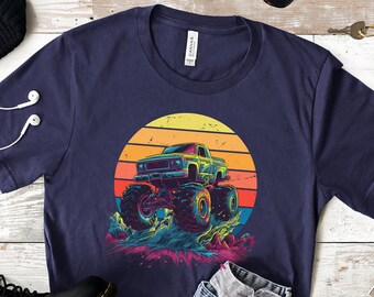 Vintage Monster Truck Tee, Monster Truck Shirt, Vintage Retro, Monster Jam Shirt, Vintage Monster, Monster Tees, Monster Truck Fans