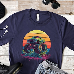 Vintage Monster Truck Tee, Monster Truck Shirt, Vintage Retro, Monster Jam Shirt, Vintage Monster, Monster Tees, Monster Truck Fans